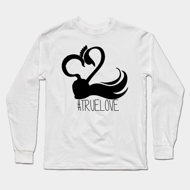 Captain Swan #truelove Long Sleeve T-Shirt by liilliith